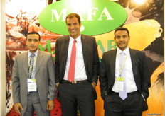 Yousiff Ibrahim (Asst. Export Manager), Mahmoud (Marketing and Business Development) and Ibrahim El Banna (Asst. Export Manager-Citrus) of Magrabi Agriculture- Egypt