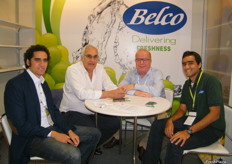 Belco´s El Betagy: Ahmed, Deputy Operations Manager (left), Sheriff (2nd from the left) and Mohammed, Bus. Analyst (right)) with Hans Korsten (2nd from the right) of Frankort & Koning- South Africa