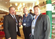 Wim Dillen - Port of Antwerpen, Karin Sluiter - AgroFair and Marc Rooms SafMarine.