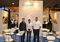 Dwight McKabney, Nakia Kennedy and Christian Soldi from Stepac and DS Smith Plastics