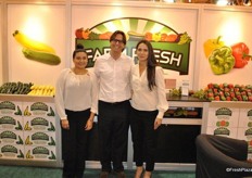 Diana Ramirez, Steve Ceccarelli and Bethany Ceccarelli from Farm Fresh Produce