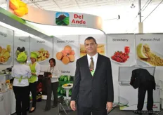 Jose Antonio Lizarraga of Del Ande. Del Ande processes and distributes frozen food to the food service industry.