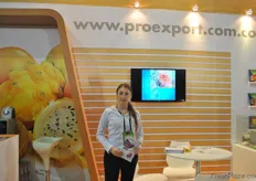 Valentina of Proexport Colombia, tourism, foreign investment and exports promotion.