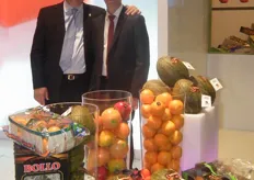 Stand of BOLLO INTERNATIONAL FRUITS, company devoted to the production of citrus and high-end melons.