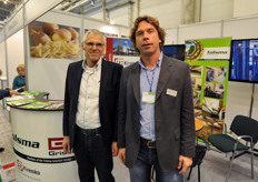 Piet Pannekeet from JASA Packaging together with Maarten van Delden from Tolsma-Grisnich