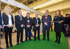 Greek delegation opening their pavilion.