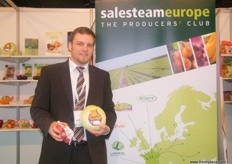 Quentin Hure of the Salesteam Europe, a group of French producers that offers carrot, flat cabbage, onion, garlic, shallots, potatoes, melons and ready to use products.