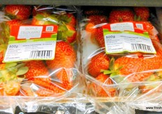 "Strawberries from "Hiszpania"