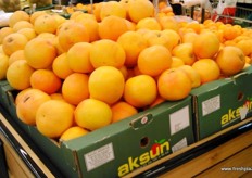 Turkish grapefruits from Aksun, the company has been exporting to the Asian market as well such as Hongkong.