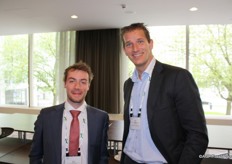 Steve Alaerts from Food Care Plus and Bart Koek from Sensitech