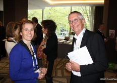 Cindy van Rijswick from Rabobank and Gert Mulder from Frugi Venta