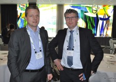 Thies Claussen from Eurofins and Johan Den Engelse from Frugicom