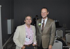 Elliot Grant from HarvestMark and Bryan Sylbermann President from PMA