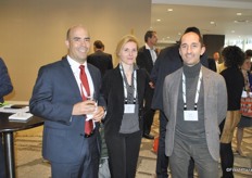 Antonio Gomez Baza from Camposol, Laetitia Redon and Yannick Migotto from ExclusiveMotion