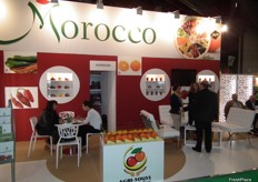 The stand of Agri-Souss in the Moroccan pavilion.