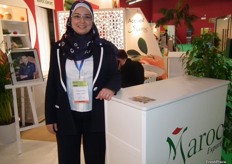 Ghadah Al Nouno, Ministry of Foreign Trade of the Kingdom of Morocco, promoting Moroccan exports of fresh products.