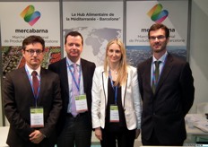 Stand of the Mercabarna team, Wholesale Market of Barcelona. This year they will carry outa reorganization in the fruit and vegetable section.