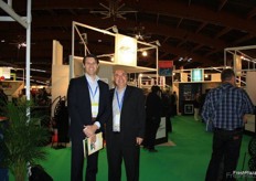 Joost van Bohemen from Sensitech (left), with his French colleague Christian Coulon.