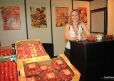 Mélanie Delanoë from Savéol, a French specialist in tomatoes