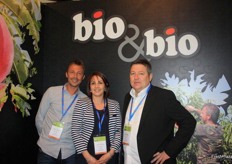 Bio&Bio is a French specialist in organic products and established in 2008. The main product is stonefruit. On the picture: Fréderic Noinet, Nathalie Piquemal and manager Jean-Baptiste Cesrastreyres.