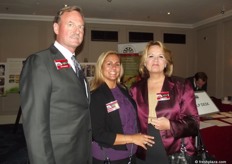 Tim O'Connor, Felicia Schianodicola and Ellen Koteff from the New York Produce Show.