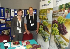 Lisa Cooper and Marcel Verleg from Karsten UK.