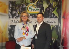 Helen Waterworth and Malcom McLean from Australia's Perfection Fresh.