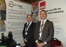 John Valentine and Dominic Weaver from PR company RED, also from Winetrust100.co.uk.