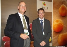 Willem Bestbier, CEO South African Table Grape Industry (SATI) with Paul Hardman from South African Citrus Growers Association.