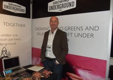 Steven Dring from Growing Underground. Steven grows produce underground in London's old air raid shelters.