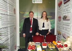 Richard Majewski and Maiken Boyant from Ecocare Packaging.