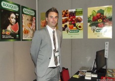 Scott Stainsby at the FESA stand promotion the Bouquet brand.