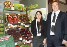 Zoe McElliot and Marcel van Wijk from Total Produce.