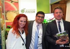 The enthusiastic team from Robinson Fresh. Robinson Fresh was recently set up alongside C.H. Robinson and has taken over all fruit and vegetable activities. Robinson also has offices in many European countries.