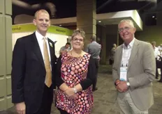Richard Owen and Margi Pruett - PMA with Gert Mulder - Frigiventa, NL. Gert has been in South Africa visiting citrus exporters to see for himself the measure being taken against CBS.