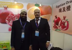 Aziz Hyder from Sakkara and Samer Saadedin from Al Jabali Trading Group were interested in sending their Egyptian oranges to China.
