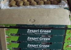 Green kiwi from Zespri.