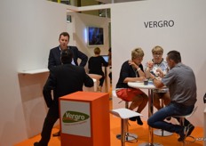 Crowds around the Vergro booth.