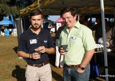 Louwrens Jooste and Zander Ernst of Allesbeste Boerdery.