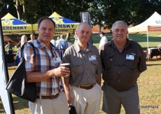 Nico Claassens of Laeveld Agrochem, Tony Schultz of Serenity Farm and Nic Human, the latter both avocado farmers.