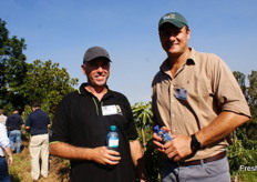 Monty Hunter, MD of RDI Limitada, avocado farm in Mozambique, and Neil Duckworth of Makore, litchi and avocado farm in Mozambique.