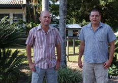 Waldi Botha and Hennie Botha of Dawson in Mozambique.