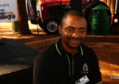 Parick Muchimba, agricultural engineer with irrigation firm Amiran in Zambia.