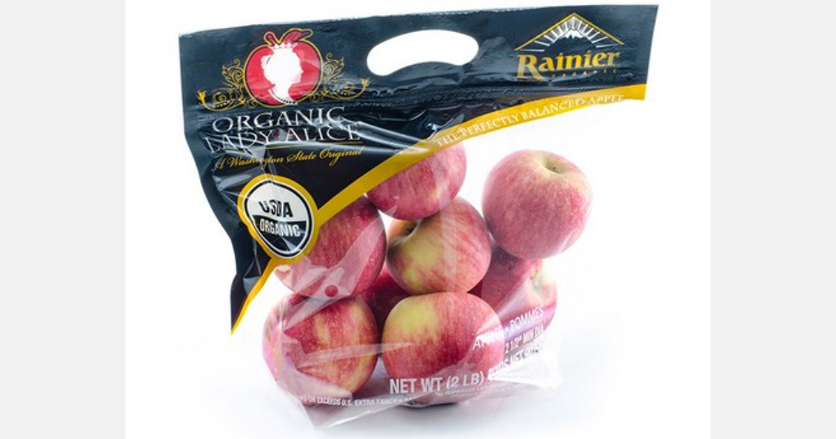 APPLAD27#OR  Organic Lady Alice Apple (27#) - Pacific Coast Fruit Co.