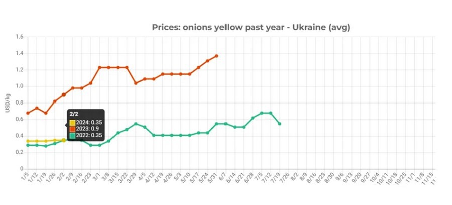 Ukraine S Surging Onion Exports   Apu 